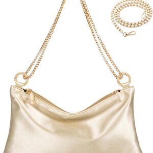 Women Satin Evening Handbag Wedding Prom Clutch Purse Formal Cocktail Party Clut